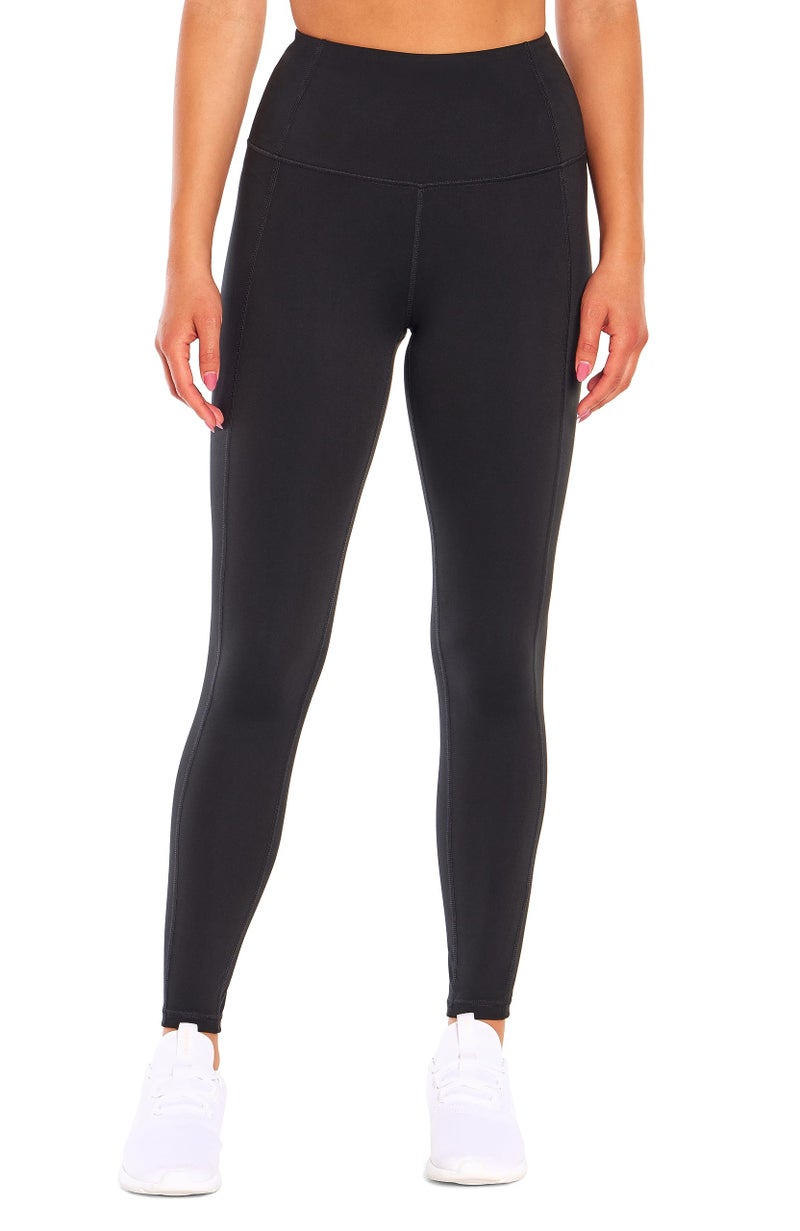 Marika Women's Olivia High Rise Tummy Control Legging, Black, Medium - Image 1